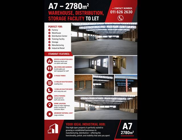 Industrial property to rent in HERIOTDALE